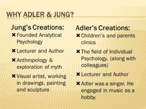 Comparting Adler and Jung's creations