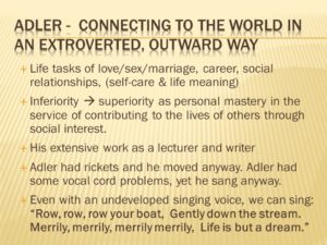 Connecting to the world in an extroverted, outward way
