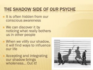 The shadow side of our psyche